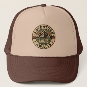 Adventure Awaits - Vintager Outdoor Hat Truckerkappe