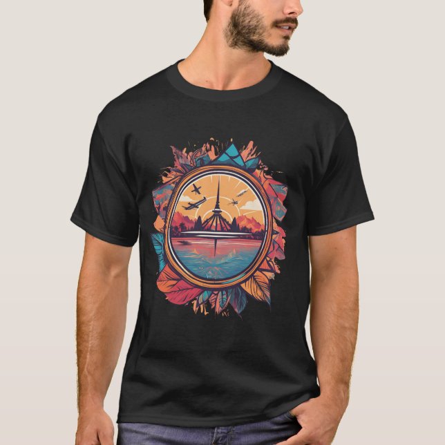 Adventure Awaits - Wanderlust Travel T - Shirt (Vorderseite)