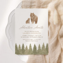 Adventure Awaits Woodland Baby Shower