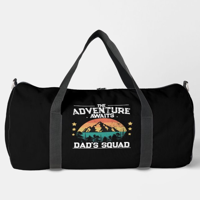 Adventure Awarits, ich bin der Camping Vater, Vate Duffle Bag (Vorderseite)