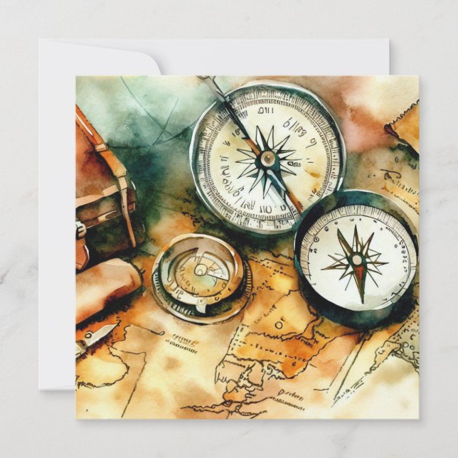 Adventure Awarts:Explorers' Edition, eine Babydusc Einladung (Vorderseite)