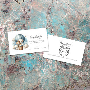 Adventure Baby Diaper Raffel Welpe Hot Air Ballon Begleitkarte