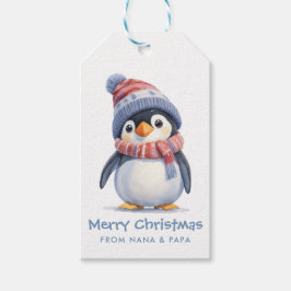 Adventure Baby Penguin Kids Weihnachten Geschenkanhänger