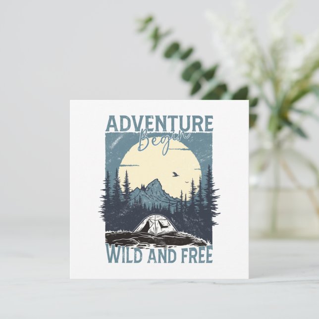 Adventure Begin - Wild und kostenlos (Stehend Vorderseite)