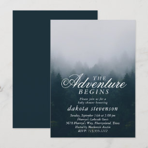 Adventure Begins   Baby - Dusche aus dem Smoky For Einladung