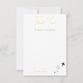 Adventure Begins College Graduation Party Dankeskarte