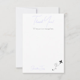 Adventure Begins College Graduation Party Dankeskarte