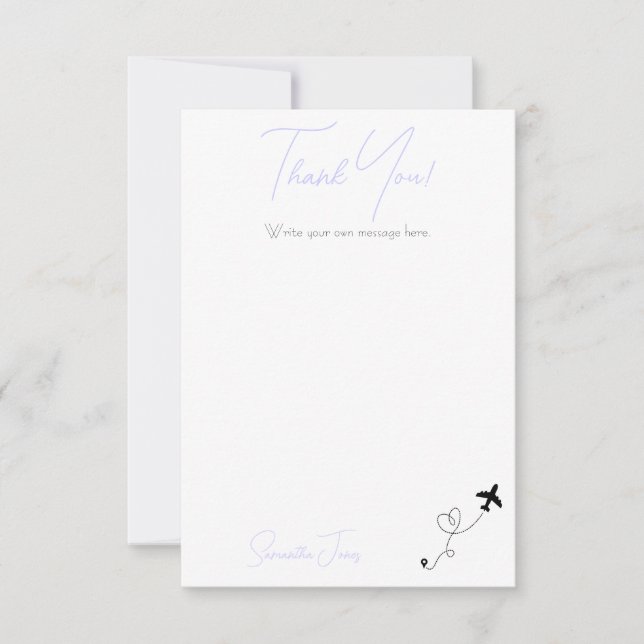 Adventure Begins College Graduation Party Dankeskarte (Vorderseite)