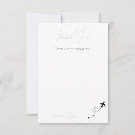 Adventure Begins College Graduation Party Dankeskarte