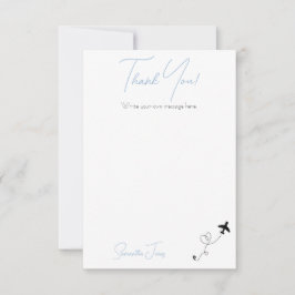 Adventure Begins College Graduation Party Dankeskarte