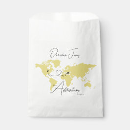 Adventure Begins College Graduation Party Geschenktütchen