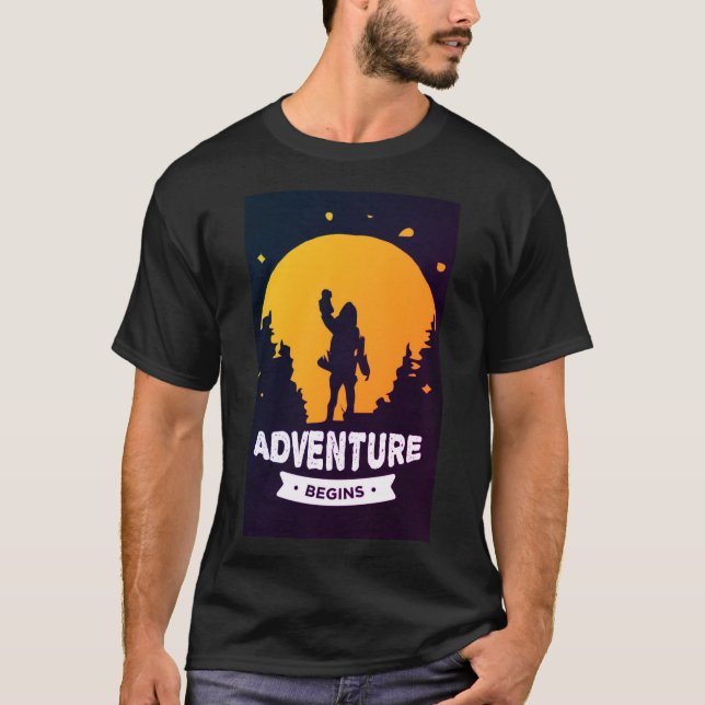 Adventure Begins T-Shirt (Vorderseite)