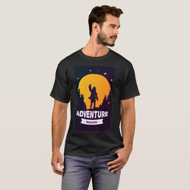 Adventure Begins T-Shirt (Vorne ganz)
