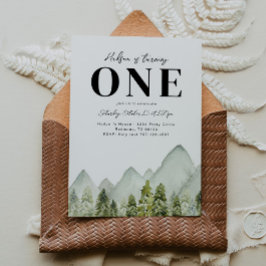 Adventure Birthday Einladung | Gebirge Geburtstag