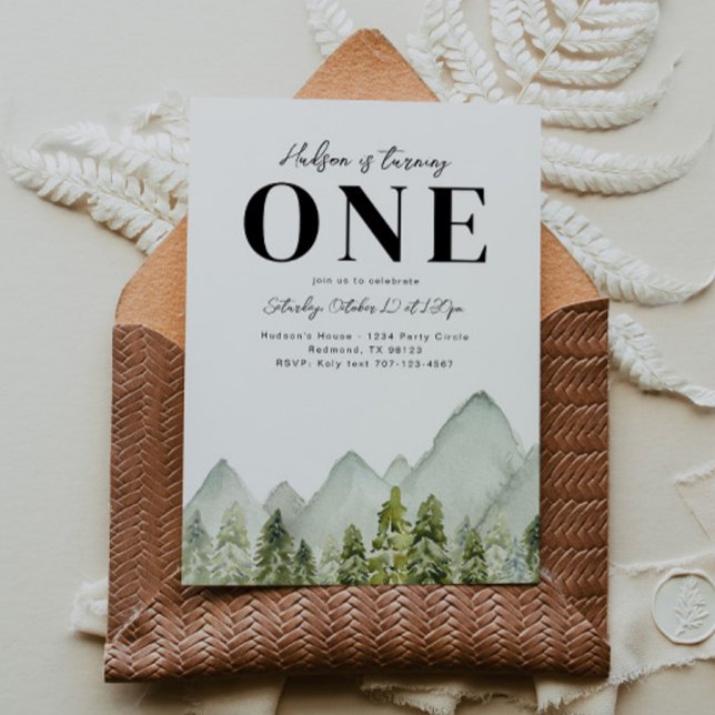 Adventure Birthday Einladung | Gebirge Geburtstag (Von Creator hochgeladen)