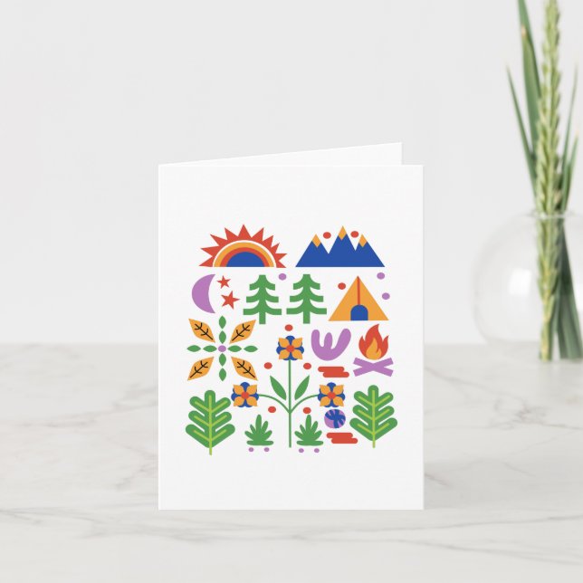 Adventure Birthday Karte (Vorderseite)