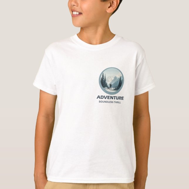 ADVENTURE – Boundless Thrill | Premium Cotton T-Shirt (Vorderseite)