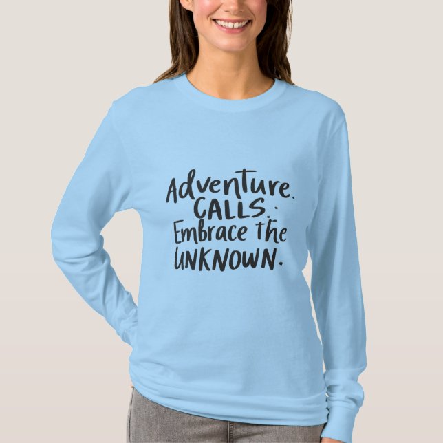 Adventure Calls - Long Sleeve T - Shirt (Vorderseite)