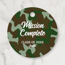 Adventure Camouflage Green & Dark Brown Geschenkanhänger