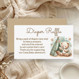 Adventure Camp Baby Duschdusche Windelwanne Begleitkarte