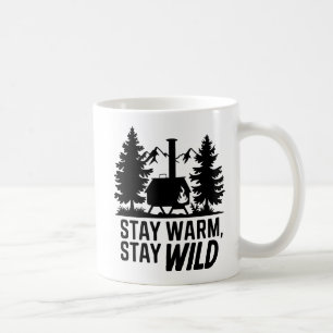 Adventure Camping Wood Stove Kabine Kunstwerk Kaffeetasse