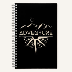 Adventure Compass Mountains Notizbuch