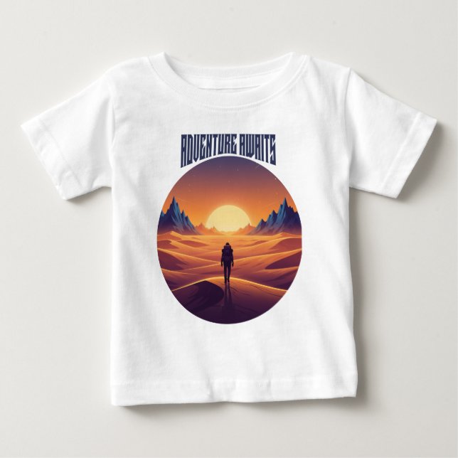 Adventure Desert T-Shirt - Draußen und Wüste Sky (Vorderseite)
