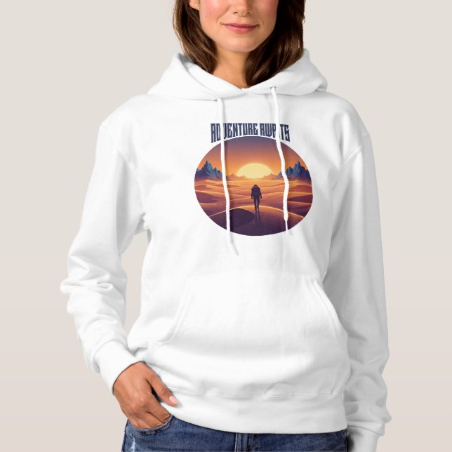 Adventure Desert T-Shirt - Draußen und Wüste Sky Hoodie (Vorderseite)