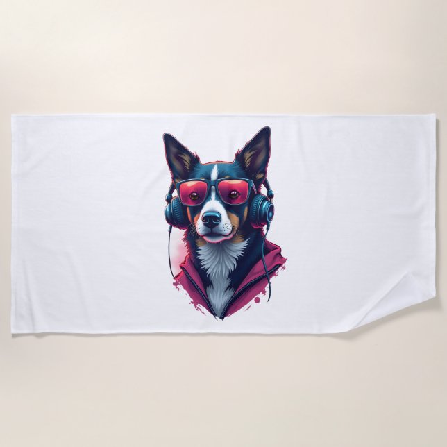 Adventure Dog Strandtuch (Vorderseite)
