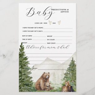 Adventure erwartet Gender Neutral Baby Shower Game