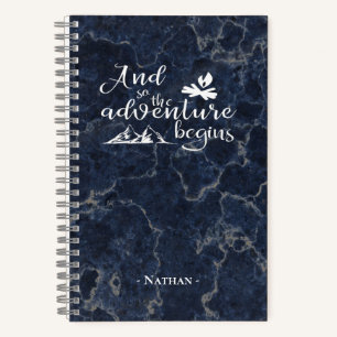 Adventure fängt an Elegantes Reiseangebot Personal Notizbuch