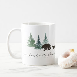 Adventure fängt Mama und Baby Bear Coffee Tasse an