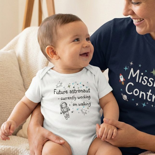 Adventure Future Astronaut Baby Bodysuit Strampler (Von Creator hochgeladen)