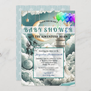 Adventure Gender Neutral Baby Shower Einladung