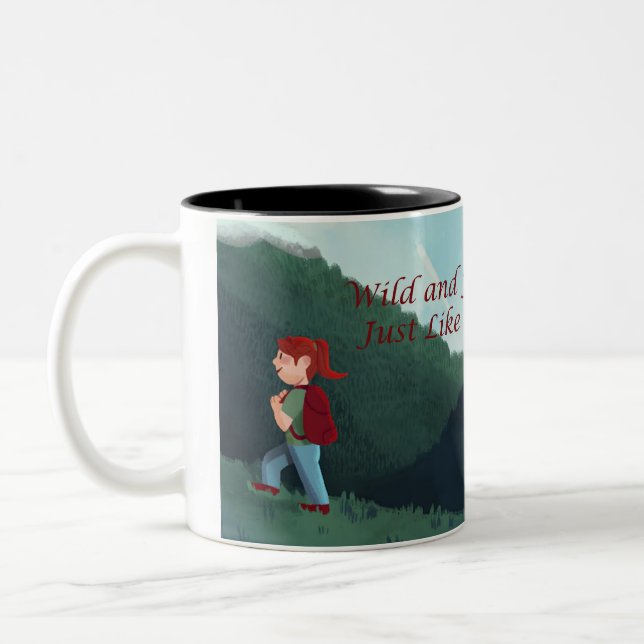 Adventure Girls' Zweifarbige Tasse (Links)