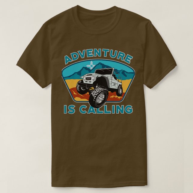 Adventure is Calling mit FJ40 T-Shirt (Design vorne)