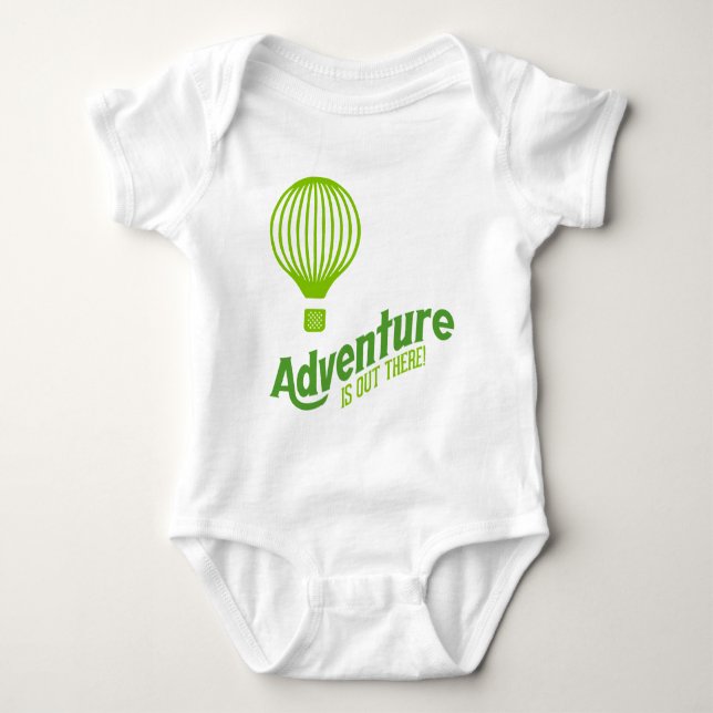Adventure is out there 2 baby strampler (Vorderseite)