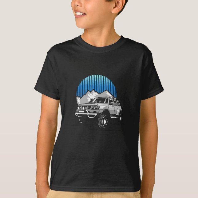 Adventure Jeep Life Wild T-Shirt (Vorderseite)