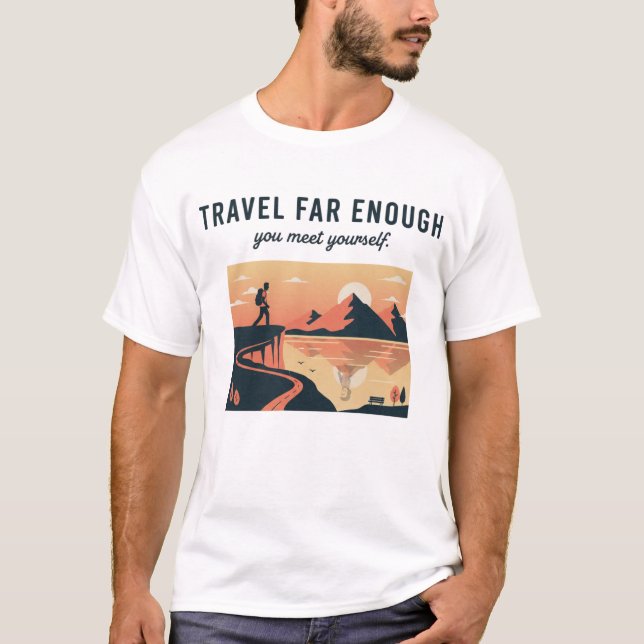 Adventure Landscape Illustration T-Shirt (Vorderseite)