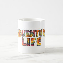 Adventure Life Tie Dye Explore More Outdoors Hiker Kaffeetasse