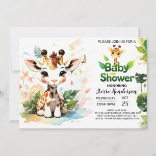 Adventure Little Safari Explorers Baby Shower Einladung