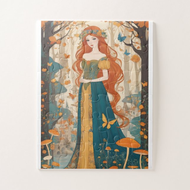 Adventure Märchenfigur in einem wunderschönen Land Puzzle (Vertikal)