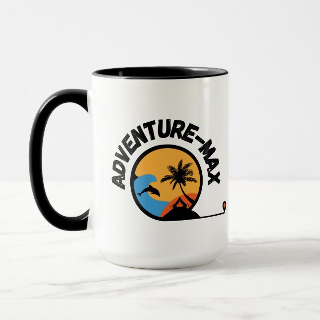 Adventure-MAX-Logo-Kaffeetasse (ohne Text) Tasse (Links)