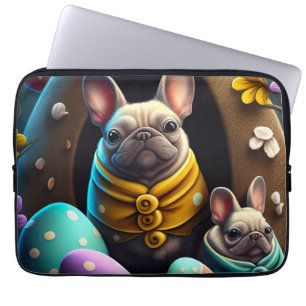 Adventure Mops mit Ostereiern Ein festlicher und N Laptopschutzhülle