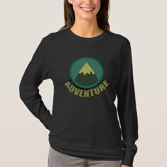 ADVENTURE Mountain Exploring Lover T-Shirt (Vorderseite)