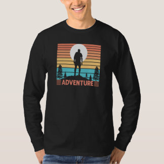 Adventure Mountain & Lake Hiking & Exploring Man S T-Shirt