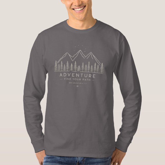 Adventure Mountain Path T - Shirt (Vorderseite)