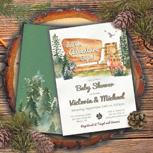 Adventure National Park Baby Dusche Einladung