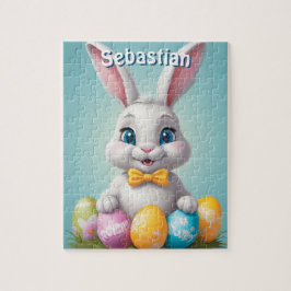 Adventure Oster Bunny Kids Personalisiert Puzzle