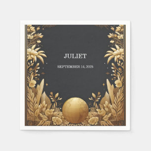 Adventure Passport Boarding Pass Brautparty Serviette